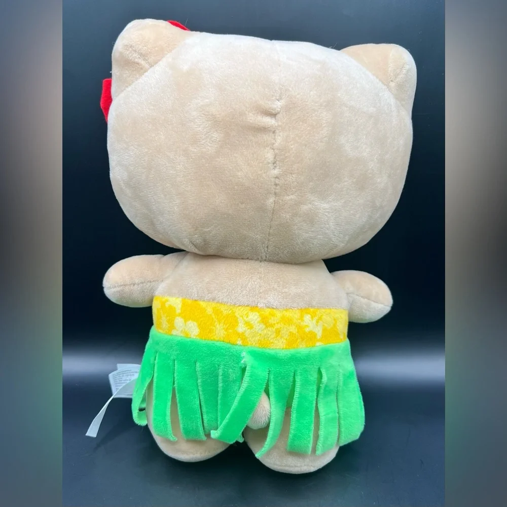 Hello Kitty‎ Plush with Red Flower and Green Skirt- 11 inches